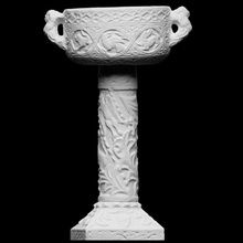 susturmak taramak Hıristiyan mitoloji heykel taş din kireçtaşı kilise 3dprint 3dscan Rahatlama miras kültürel 3d print model - Mito3D