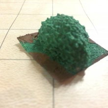 arbusto mesa juego azar planta maceta flora d dnd 3d print model - Mito3D