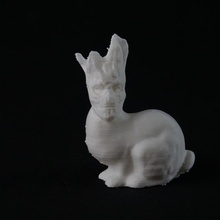 bunny fan Kunst 3d print model - Mito3D