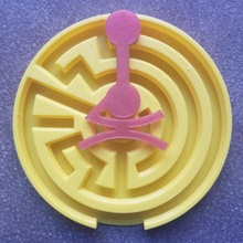 diabólico Westworld deslizamento enigma brinquedo quebra cabeças Labirinto 3d print model - Mito3D