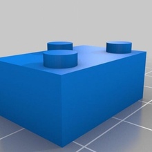 braille bricks 3d print model - Mito3D