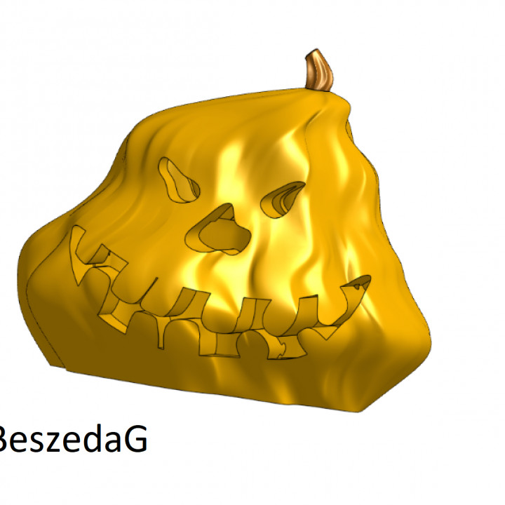 Víspera Santos calabaza 3D print model - Mito3D