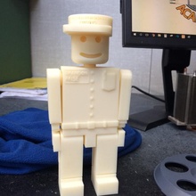 Lego mega figura pessoa 3d print model - Mito3D