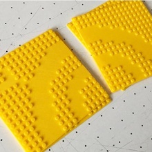 cosecha circulo placas base entrelazado ladrillo compatible Lego cultivos 3d print model - Mito3D