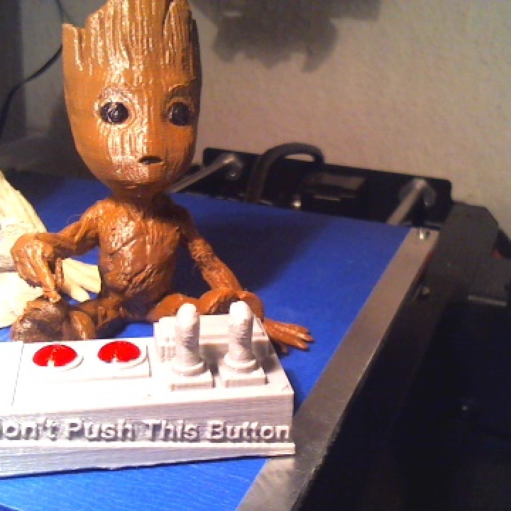 don push button 3D print model - Mito3D