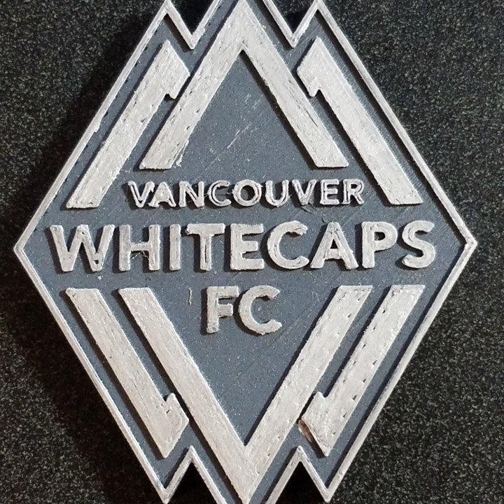 Vancouver cristas logotipo futebol Canadá mls 3D print model - Mito3D