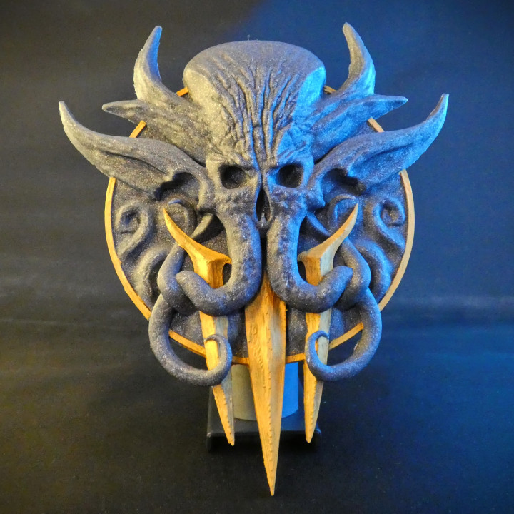 baldur's gate 3 -logo decoration gaming logo multipart dungeonsanddragons fanart dualextruder tentacles multicolor mmu mindflayer baldursgate 3D print model - Mito3D