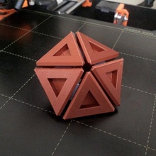 pyramid - universal triangle brick education kids kit technology toys block construction 3d print model - Mito3D