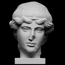 head orpheus scan greek mythology portrait rome singer copy artec munich openglam artec-eva smk-open glyptothek 3d print model - Mito3D
