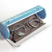 etui espectáculo caso funda caja organizador manga gafas fácil impresión googles lápiz tui anteojos vivo bisagra bolígrafo 3d print model - Mito3D