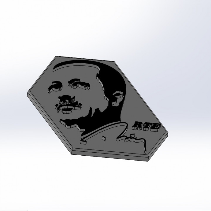 recep tayyip erdo Osmanlı Türkiye Devlet Başkanı bayrak türkiye tayip Erdoğan cumhurba kan 3D print model - Mito3D