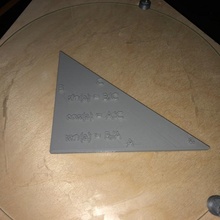 trig triangle education highschool trigonometry 4777 3d print model - Mito3D