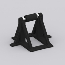 fuerte carrete soporte 3d print model - Mito3D