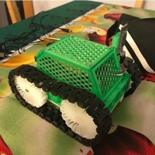 tanque compacto arduino juguetes juegos robot Bluetooth 3d print model - Mito3D