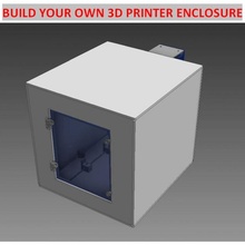 3d printer enclosure build box 3dprinter prusa cr10 ender3 beyondthebrick 3d print model - Mito3D