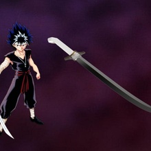 Hiei kılıç anime Kostüm oyunu bıçak ağzı yu Hakusho selam 3d print model - Mito3D