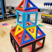 magnétique tuile construction ensemble assembler briques bâtiment compétition amusement gamins carré jouet Triangle blocs bloquer brique créer carrelage apprendre ogel 3d print model - Mito3D