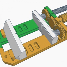 completamente imprimible máquina tornillo sencillo rápido lanzamiento mech v5 3d print model - Mito3D