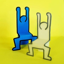 Keith haring Kind Stuhl 3d gedruckt Puppe Möbel Spielzeuge Spiele 3d print model - Mito3D