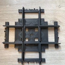 attraversamento dritto giocattoli Giochi treno byctrldesign triancrossing 3d print model - Mito3D