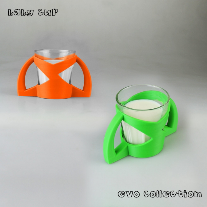 baby cup evo collezione giardino vetro tazza cucina ikea supportfree evocollection 3D print model - Mito3D