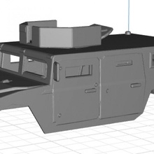vatmac Körper Wagen druckbar 3d Hobby Schale Radio rc Slot scalextric Steuerung tamiya miniz 1 10 32 18 24 3d print model - Mito3D