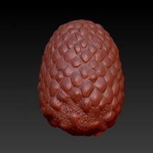 dragon egg free animal creature dragons fantasy medieval rings lordoftherings myth harrypoter fameofthrones reptil 3d print model - Mito3D