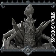 deluxe spider goddess tabletop 3d print model - Mito3D