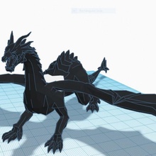 khri dark dragon colorwithxyz 3d print model - Mito3D