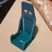 racing seat business card holder & garden chair 3d print model - Mito3D