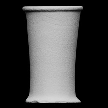 alabastro vaso scansione egiziano cilindrico 3d print model - Mito3D