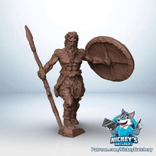 celtic warrior tabletop creature boardgame dnd humanoid npc 3d print model - Mito3D