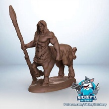 centauro lanza mesa criatura juegos dnd 3d print model - Mito3D