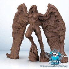 flying harpy tabletop creature boardgames dnd humanoid 3d print model - Mito3D