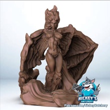 harpy batwings tabletop creature boardgames dnd humaniod 3d print model - Mito3D