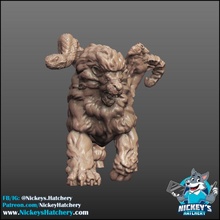 quimera mesa criatura monstruo muertos vivientes juegos dnd 3d print model - Mito3D