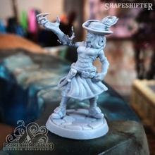 shapeshifter - werewolf miniature 32mm pre-supported store figure hero rpg boardgame tabletop talisman dungeon 28mm dnd 3d print model - Mito3D