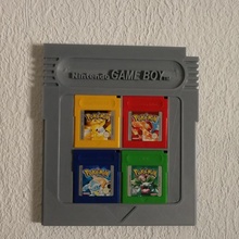 géant Gameboy cartouche titulaire soutien jouets Jeux nintendo afficher Pokémon mur décor 3d print model - Mito3D