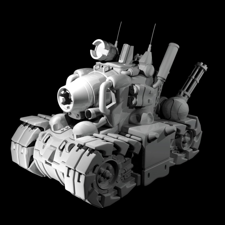 metal slug tank playstation capcom metalslug 3D print model - Mito3D