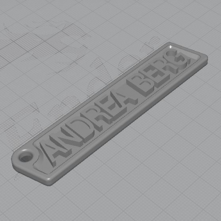 andrea berg keychain logo singer austria schlager 3D print model - Mito3D