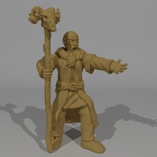 magus miniature tabletop fantasy rpg wargaming wizard mage boardgame dnd pathfinder frostgrave druid tabletopgaming necromancer kings war kow 3d print model - Mito3D
