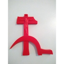 Kruzifix Sichel Hammer Kreuz Jesus Religion Kommunismus hammeer 3d print model - Mito3D