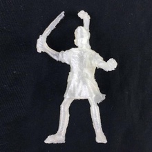 soldier clear sword head tabletop games toys 3d print model - Mito3D