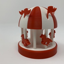 carousel ii toys & games ultimaker autodesk fusion360 carousell 3d print model - Mito3D