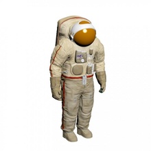 spaceman galaxy space nasa spacex astronaut 3d print model - Mito3D