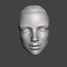 women face nice 3d print model - Mito3D