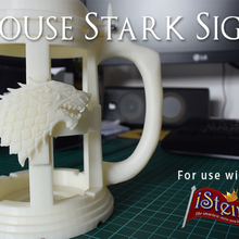 house stark sigil istein & garden 3d print model - Mito3D