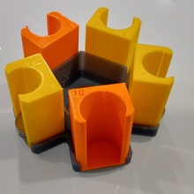 madeni para Kulp destek ayakta durmak Bahçe 3d print model - Mito3D