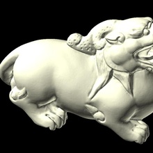 tigre bête chinois 3d print model - Mito3D