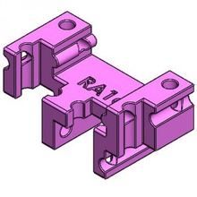 rail straight ra 1a mechanics education fun modular play toy build engineering module he-ideas 3d print model - Mito3D